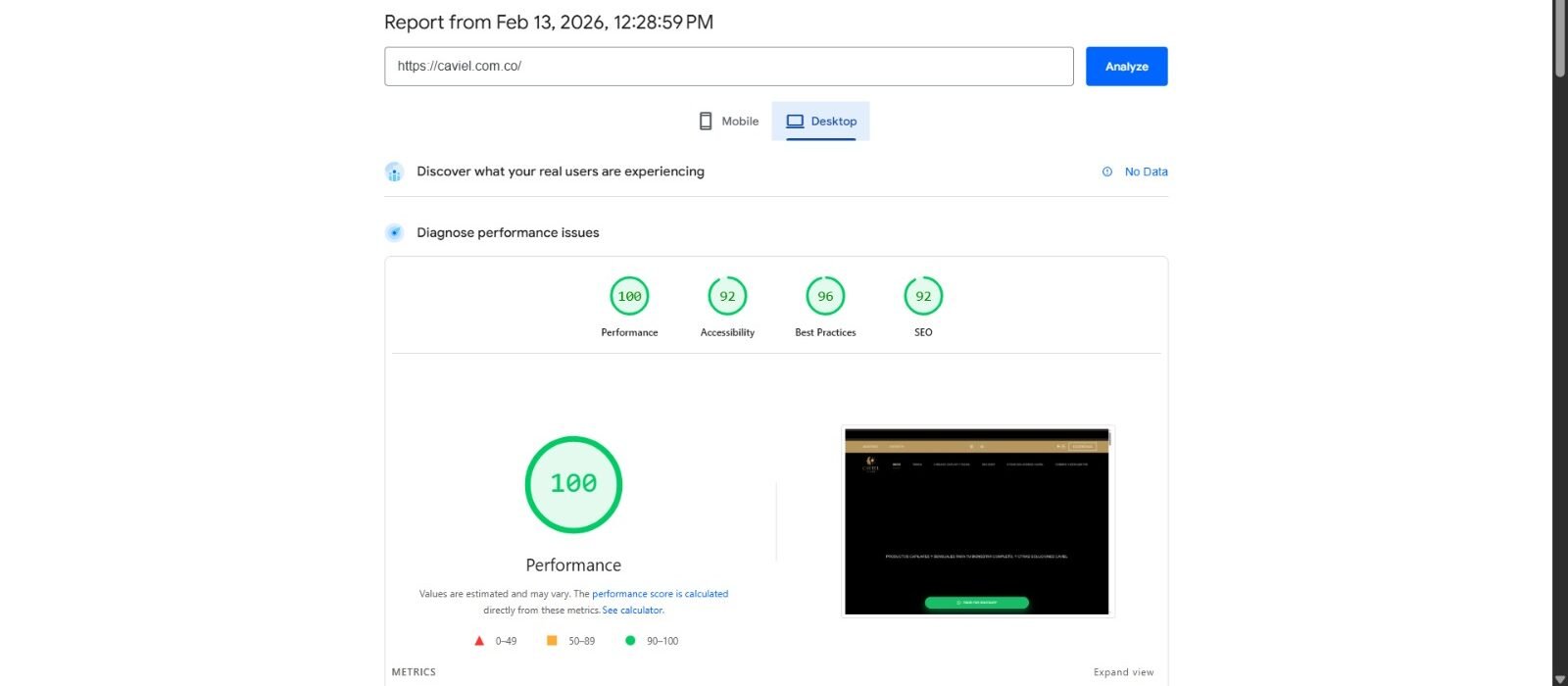 Optimización rendimiento
